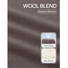 image:imageZESICA Womens Summer Wool Blend Short Sleeve Sweater TopsCoffee