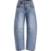 image:imageZESICA 2026 Barrel Jeans for Women Trendy Wide Leg PantsBlue