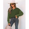 image:imageZESICA 2026 Fall Sweaters for Women Cable Knit Oversized OutfitsArmygreen