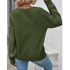 image:imageZESICA 2026 Fall Sweaters for Women Cable Knit Oversized OutfitsArmygreen