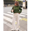image:imageZESICA 2026 Fall Sweaters for Women Cable Knit Oversized OutfitsArmygreen