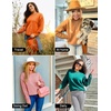 image:imageZESICA 2026 Fall Sweaters for Women Cable Knit Oversized OutfitsBeige