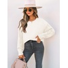 image:imageZESICA 2026 Fall Sweaters for Women Cable Knit Oversized OutfitsBeige