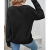 image:imageZESICA 2026 Fall Sweaters for Women Cable Knit Oversized OutfitsBlack