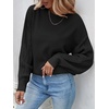 image:imageZESICA 2026 Fall Sweaters for Women Cable Knit Oversized OutfitsBlack