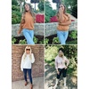 image:imageZESICA 2026 Fall Sweaters for Women Cable Knit Oversized OutfitsBlack