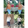 image:imageZESICA 2026 Fall Sweaters for Women Cable Knit Oversized OutfitsCamel