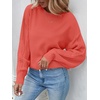 image:imageZESICA 2026 Fall Sweaters for Women Cable Knit Oversized OutfitsCoral