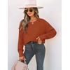image:imageZESICA 2026 Fall Sweaters for Women Cable Knit Oversized OutfitsDeeporange