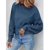image:imageZESICA 2026 Fall Sweaters for Women Cable Knit Oversized OutfitsDustyblue