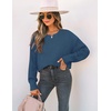 image:imageZESICA 2026 Fall Sweaters for Women Cable Knit Oversized OutfitsDustyblue