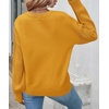 image:imageZESICA 2026 Fall Sweaters for Women Cable Knit Oversized OutfitsMustard