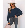 image:imageZESICA 2026 Fall Sweaters for Women Cable Knit Oversized OutfitsNavy