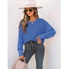 image:imageZESICA 2026 Fall Sweaters for Women Cable Knit Oversized OutfitsRoyalblue