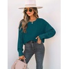image:imageZESICA 2026 Fall Sweaters for Women Cable Knit Oversized OutfitsTeal