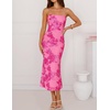 image:imageZESICA 2026 Summer Strapless Floral Cocktail Wedding Guest Dress for WomenRose