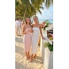 image:imageZESICA 2026 Summer Strapless Floral Cocktail Wedding Guest Dress for WomenWhite