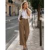 image:imageZESICA Womens 2026 Business Casual Work Office Dress PantsCoffee