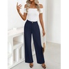 image:imageZESICA Womens 2026 Business Casual Work Office Dress PantsNavy