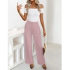 image:imageZESICA Womens 2026 Business Casual Work Office Dress PantsPink