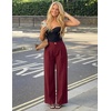 image:imageZESICA Womens 2026 Business Casual Work Office Dress PantsWine