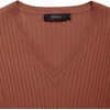 image:imageZESICA Womens 2026 Fall Long Sleeve Bodycon Midi Sweater DressRedbrown