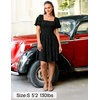 image:imageZESICA Womens 2026 Summer Boho Floral Flowy Mini DressesBlack