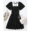 image:imageZESICA Womens 2026 Summer Boho Floral Flowy Mini DressesBlack