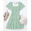 image:imageZESICA Womens 2026 Summer Boho Floral Flowy Mini DressesSage