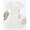 image:imageZESICA Womens 2026 Summer Boho Floral Flowy Mini DressesWhite
