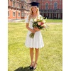 image:imageZESICA Womens 2026 Summer Boho Floral Flowy Mini DressesWhite