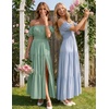 image:imageZESICA Womens 2026 Summer Off Shoulder Boho Maxi DressGreen