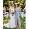 image:imageZESICA Womens 2026 Summer Off Shoulder Boho Maxi DressLight Blue