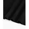 image:imageZESICA Womens 2026 Summer Sleeveless Ribbed Knit Color Block Tank TopsBlack