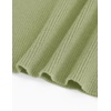 image:imageZESICA Womens 2026 Summer Sleeveless Ribbed Knit Color Block Tank TopsGreen