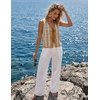 image:imageZESICA Womens 2026 Summer Tie Front Sweater Vest TopApricot