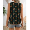 image:imageZESICA Womens 2026 Summer Tie Front Sweater Vest TopBlack