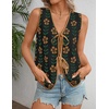 image:imageZESICA Womens 2026 Summer Tie Front Sweater Vest TopBlack