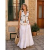 image:imageZESICA Womens 2026 Summer Tie Front Sweater Vest TopGrey Apricot