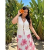 image:imageZESICA Womens 2026 Summer Tie Front Sweater Vest TopIvory