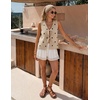 image:imageZESICA Womens 2026 Summer Tie Front Sweater Vest TopOats