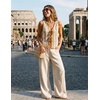 image:imageZESICA Womens 2026 Summer Tie Front Sweater Vest TopWhite