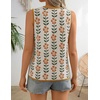 image:imageZESICA Womens 2026 Summer Tie Front Sweater Vest TopWhite