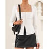 image:imageZESICA Womens Business Casual Fitted Blazers Office OutfitsCream