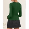 image:imageZESICA Womens Business Casual Fitted Blazers Office OutfitsGreen