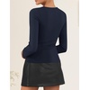 image:imageZESICA Womens Business Casual Fitted Blazers Office OutfitsNavy