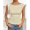 image:imageZESICA Womens Cute Summer Tops 2026 Going Out Tank TopApricot