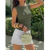 image:imageZESICA Womens Cute Summer Tops 2026 Going Out Tank TopArmygreen