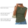 image:imageZESICA Womens Cute Summer Tops 2026 Going Out Tank TopArmygreen