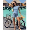 image:imageZESICA Womens Cute Summer Tops 2026 Going Out Tank TopBlue